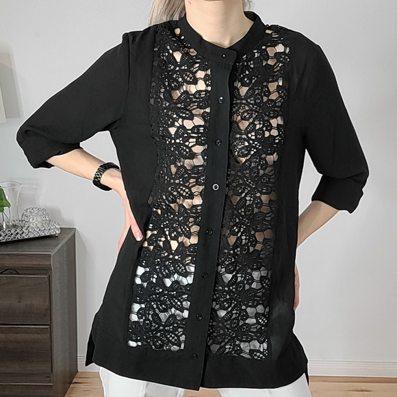 Reitmans long sleeve blouse tunic style - Picture 9 of 17